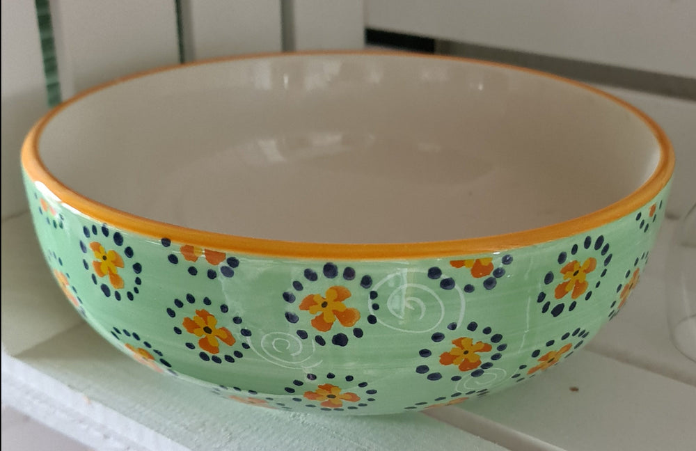 Keramik Schale / Pasta Bowl in schönem italienischen Design - British Moments / Fernweh-Kaufhaus