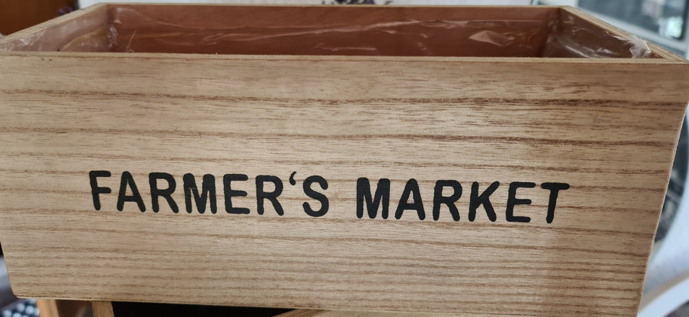 Holzbox  "Farmer's Market" - British Moments / Fernweh-Kaufhaus