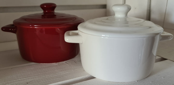 Porridge Bowl, mit Deckel, Porzellan, weiß - British Moments / Fernweh-Kaufhaus