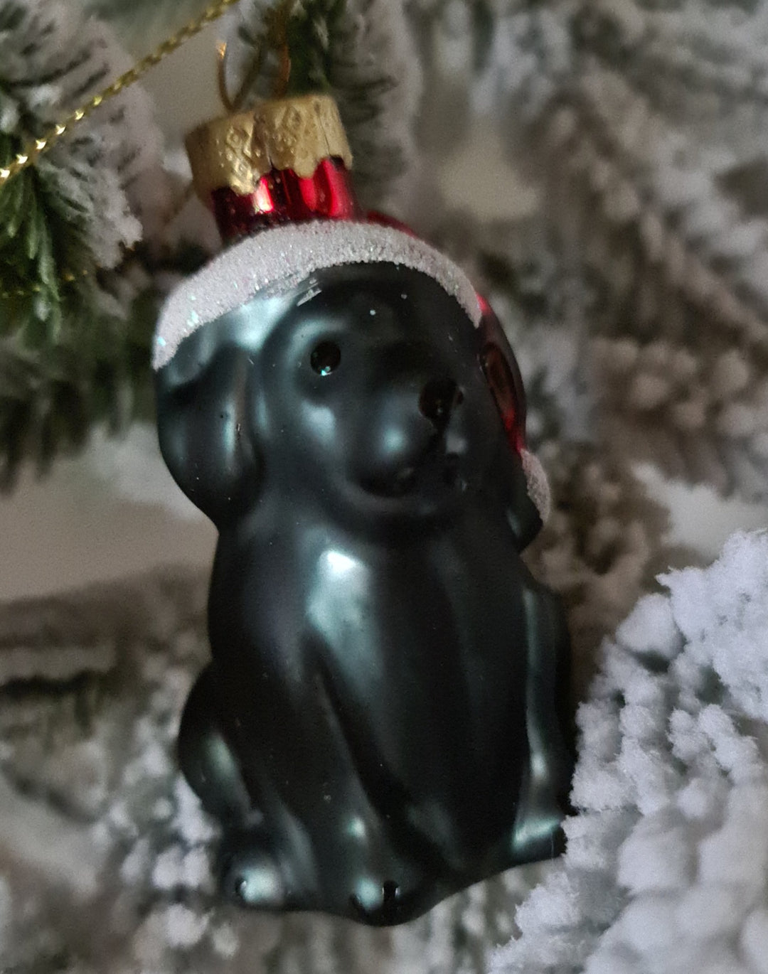 Weihnachtsbaum Ornament / Anhänger "Hund Motiv 3" - British Moments / Fernweh-Kaufhaus