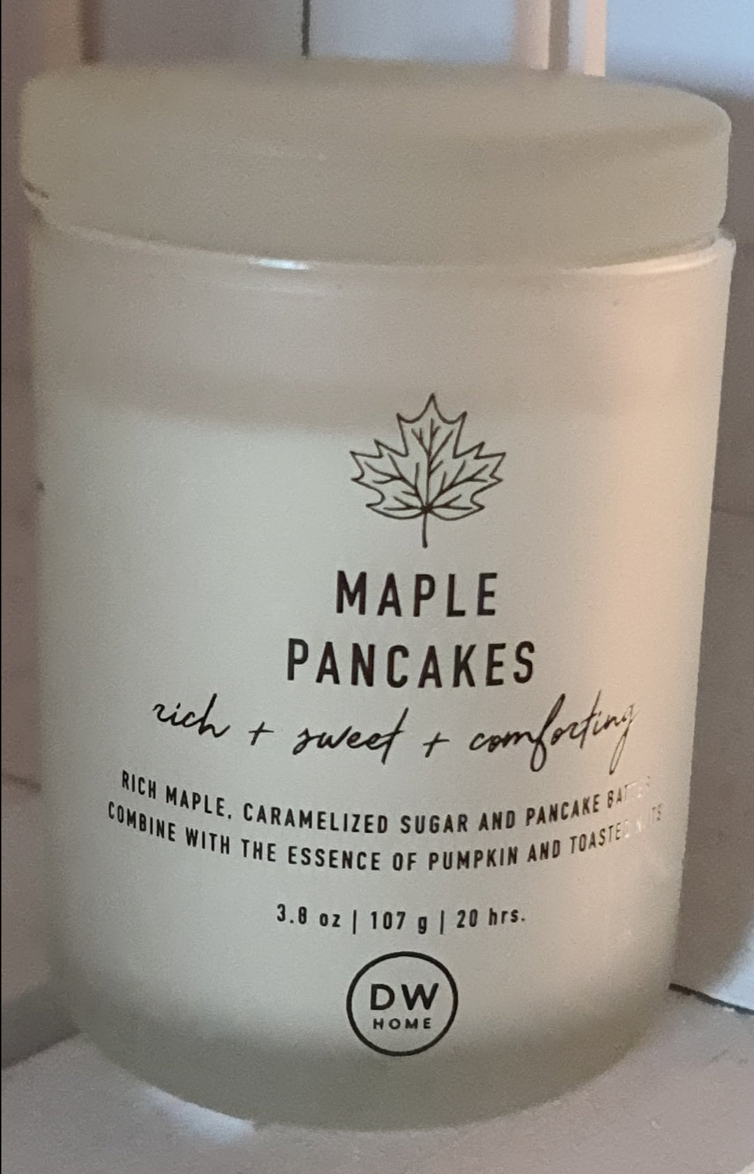 Duftkerze "Maple Pancakes".  107 gr. - British Moments / Fernweh-Kaufhaus