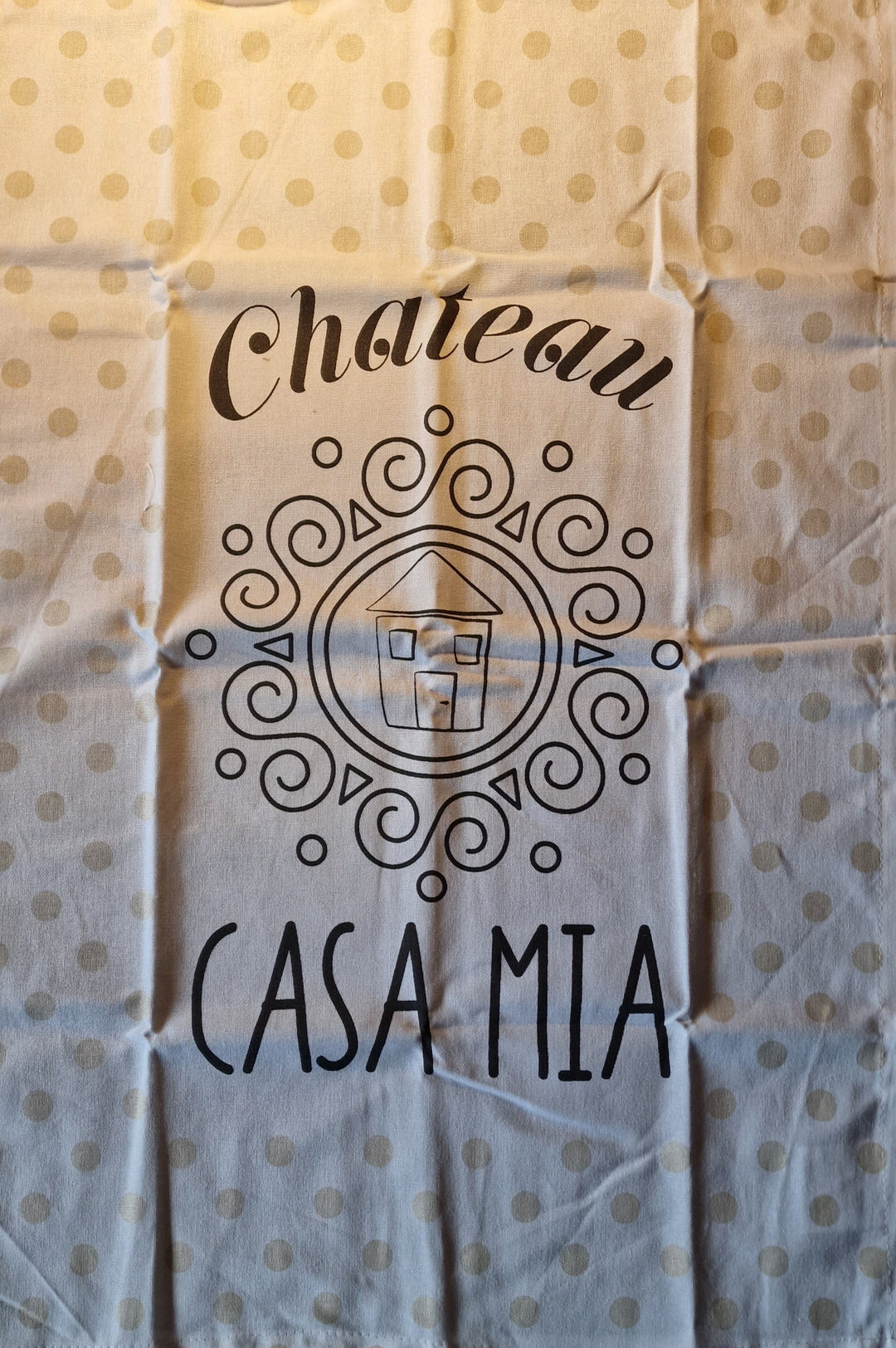 Geschirrtuch, weiß  "Chateau Casa Mia"