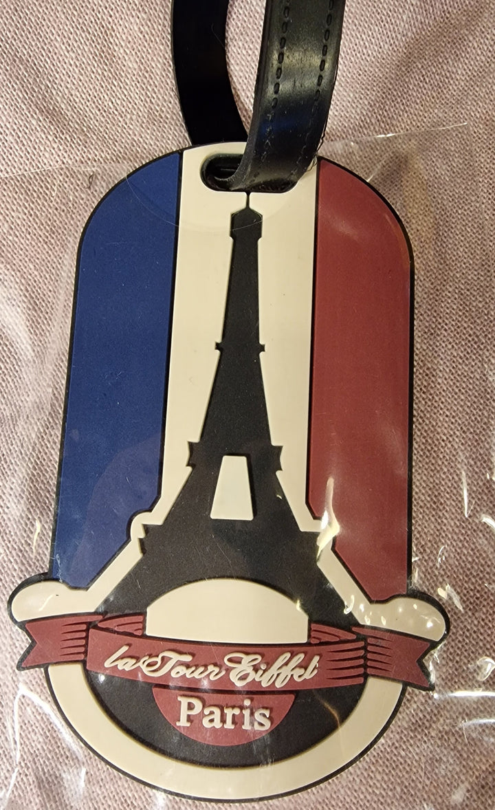 Gepäckanhänger PVC "  Paris Eiffelturm  "