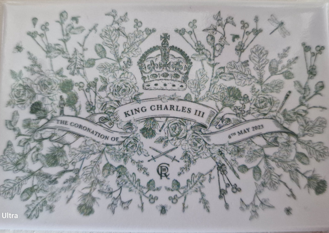 Wunderschöner Kühlschrank-Magnet  mit King Charles III. -Motiv.
