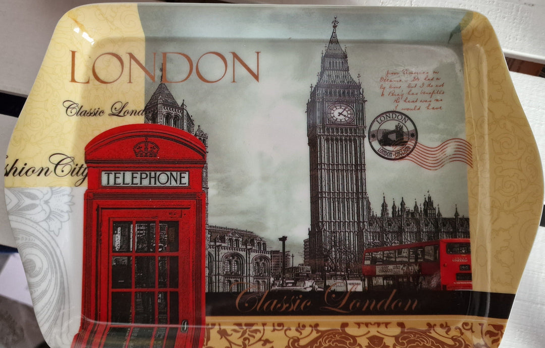 Mini Tablett  "London "  Motiv 3 (Lesser&Pavey)