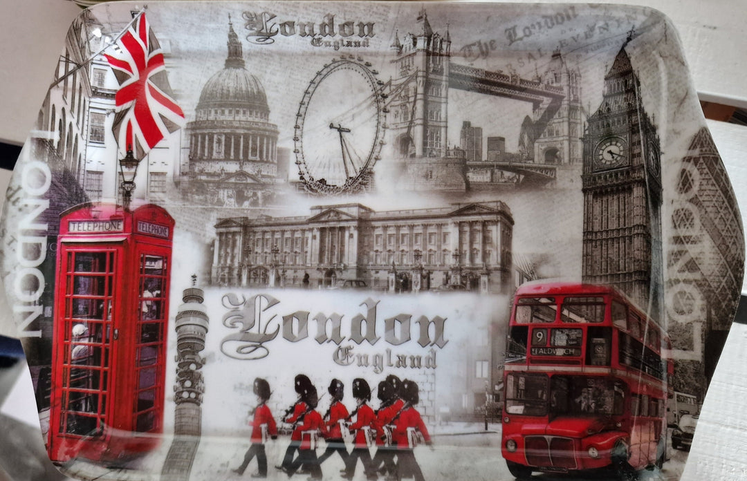 Mini Tablett  "London "  Motiv  40(Lesser&Pavey)