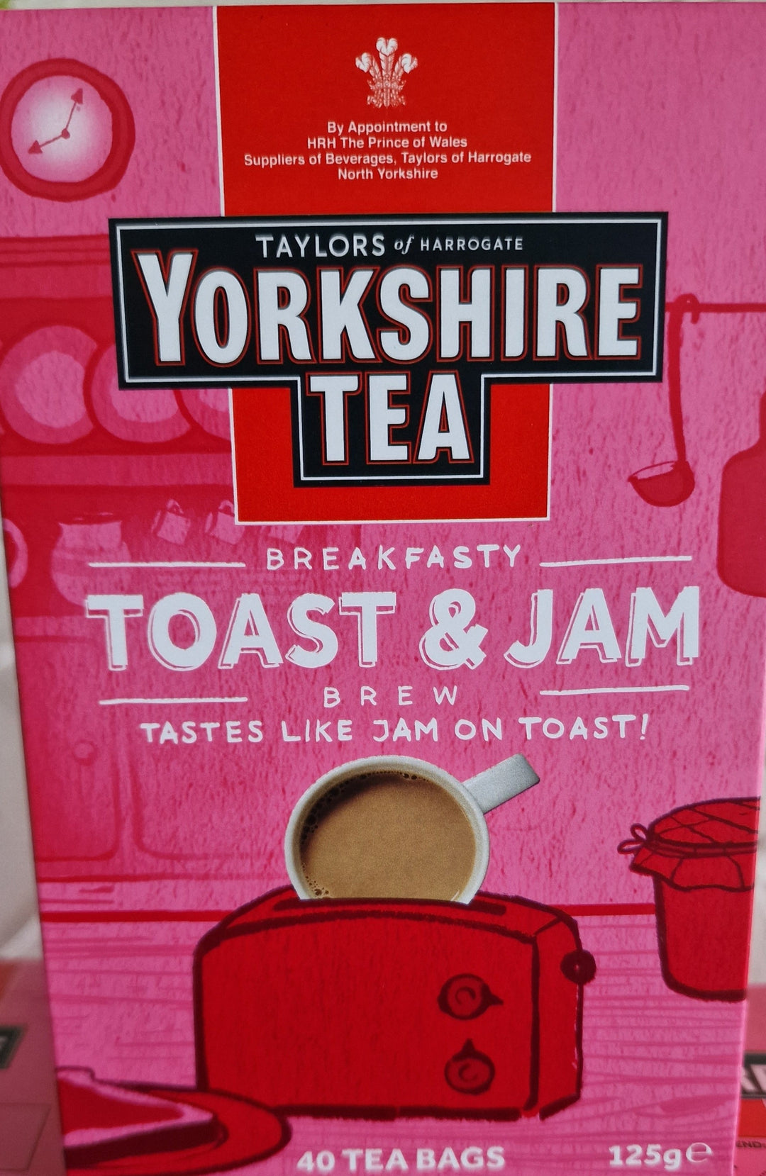 Yorkshire Tea "Toast & Jam ", 40 Teebeutel 