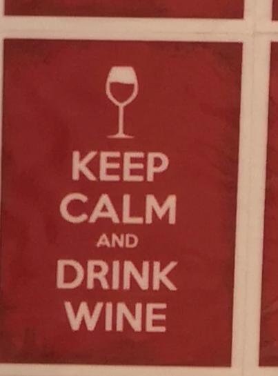 Aufkleber- Set "Keep calm and drink wine /beer" - British Moments