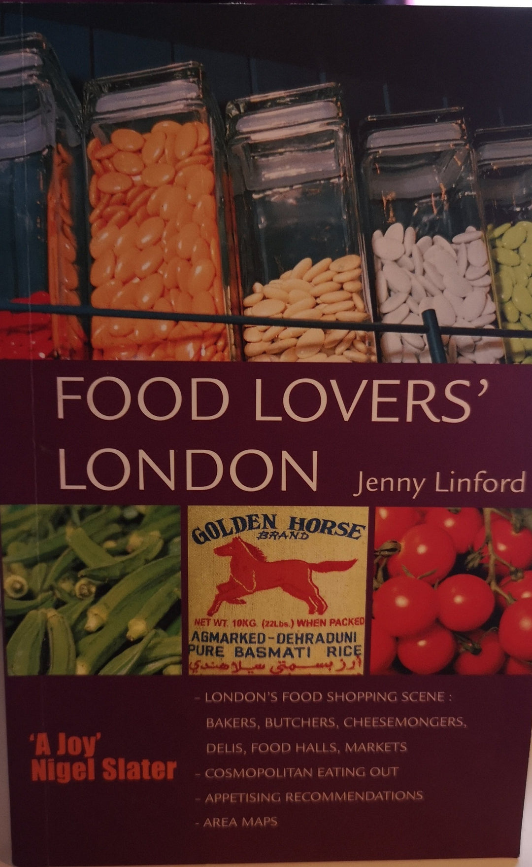 Buch (englischsprachig, gebraucht) "Food Lover's London " Jenny Linford - British Moments