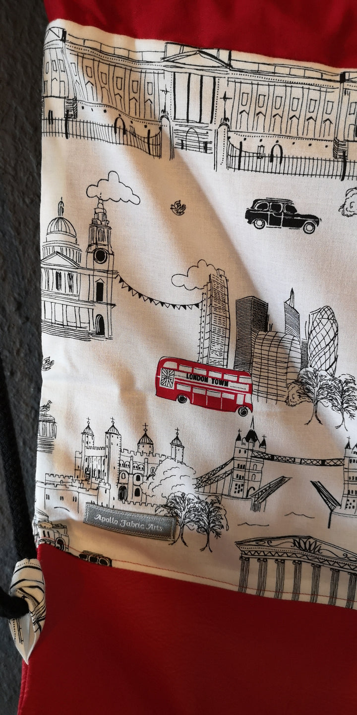Sport-Beutel "London " Apollo Fabric Arts - British Moments