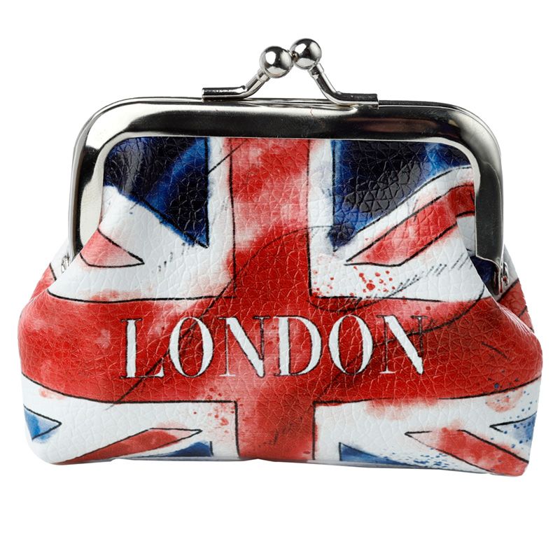 Portemonnaie, Geldbörse (Clipbörse)  "London / Union Jack", - British Moments / Fernweh-Kaufhaus