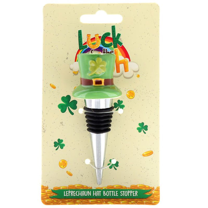 Irischer Glückskobold "Leprechaun-Hut "  Flaschenverschluß, Keramik - British Moments / Fernweh-Kaufhaus