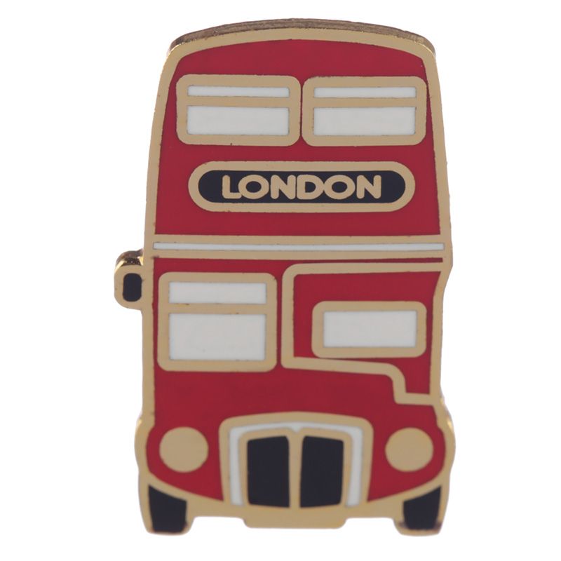 Brosche/Pin/Anstecknadel, London Bus / Routemaster, Emaille - British Moments / Fernweh-Kaufhaus