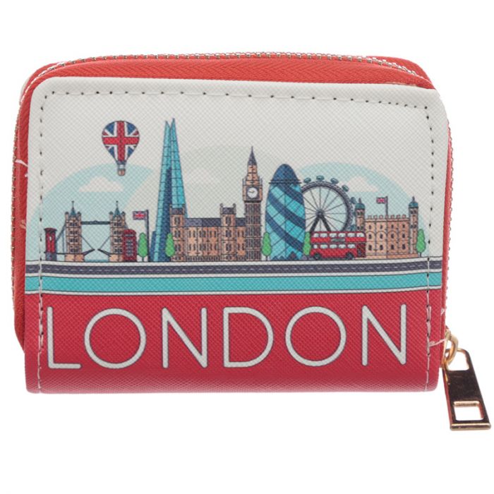 London Icons kleines Portemonnaie mit Reißverschluss - British Moments / Fernweh-Kaufhaus