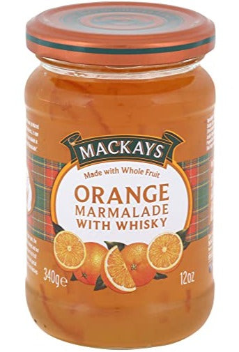 Mackays Orange Marmalade with Whisky, 340 gr Glas