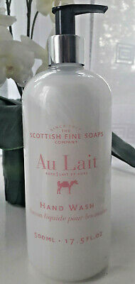 Scottish Fine Soaps Serie  "Au Lait - Lait et Rose" Cremige Flüssigseife  500 ml - British Moments