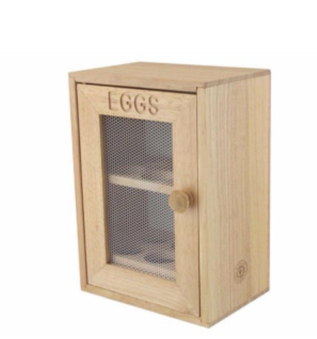 Eierschrank aus Holz in Hühnerstall-Optik (Egg-cabinet) - British Moments
