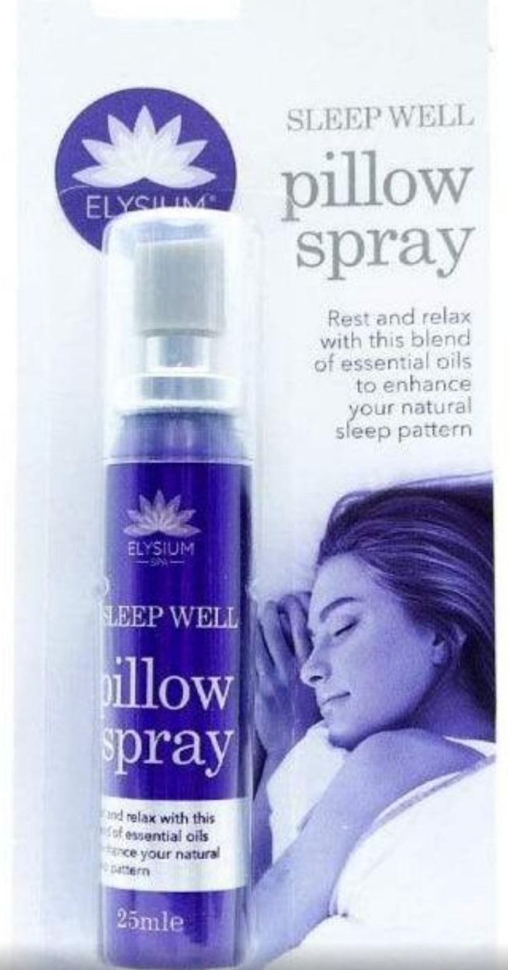 Geschenk Set "Nighty Night"  Reisekissen Motiv "Lavendel" und Elysium Lavendel Kissenspray - British Moments / Fernweh-Kaufhaus