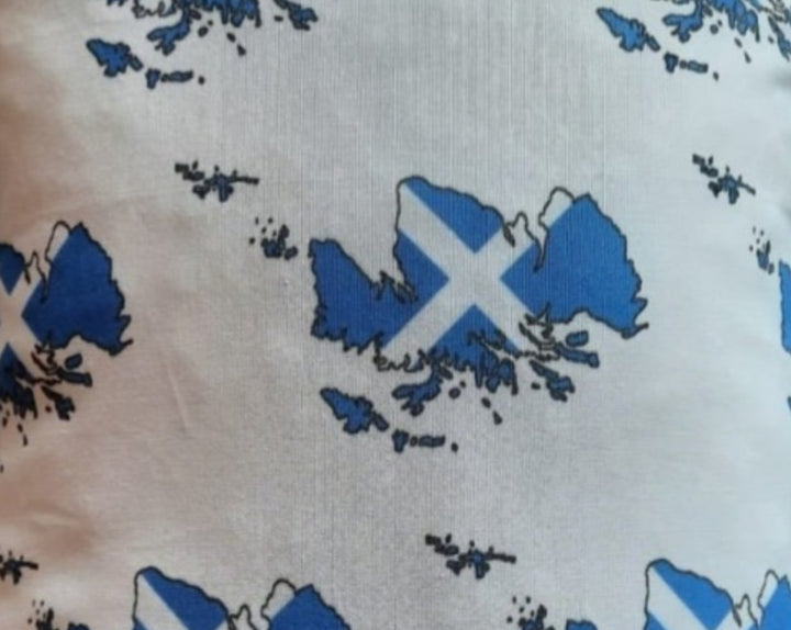 Reisekissen Motiv "Schottland Flagge" Größe 35cm  x 22 cm, Handarbeit - British Moments / Fernweh-Kaufhaus