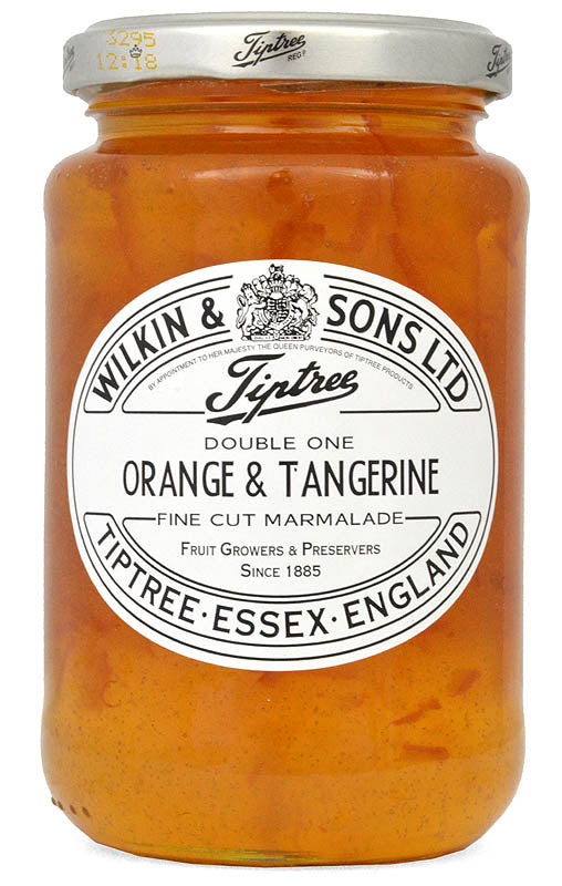 Orange & Tangerine Marmelade, Tiptree, Wilkin and Sons, 454 gr Glas - British Moments