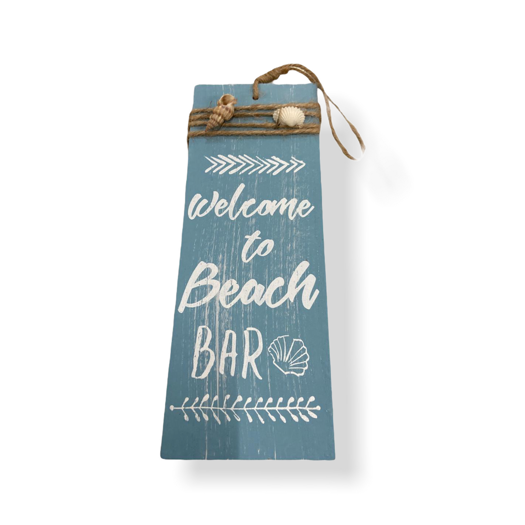 Holzschild "Welcome to the Beach Bar"  ++++COMING SOON - British Moments