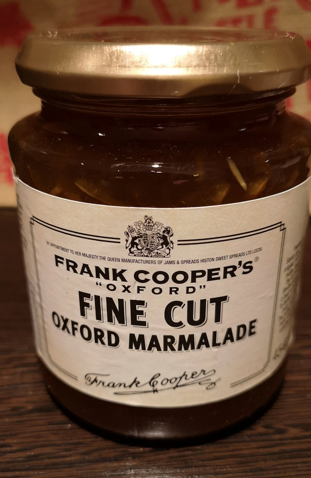 Frank Cooper's "Oxford" Orangenmarmelade"Fine cut", 454 gr Glas - British Moments