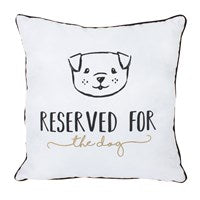 Kissen " Reserved for the dog " - British Moments