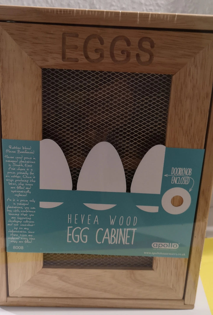 Eierschrank aus Holz in Hühnerstall-Optik (Egg-cabinet) - British Moments