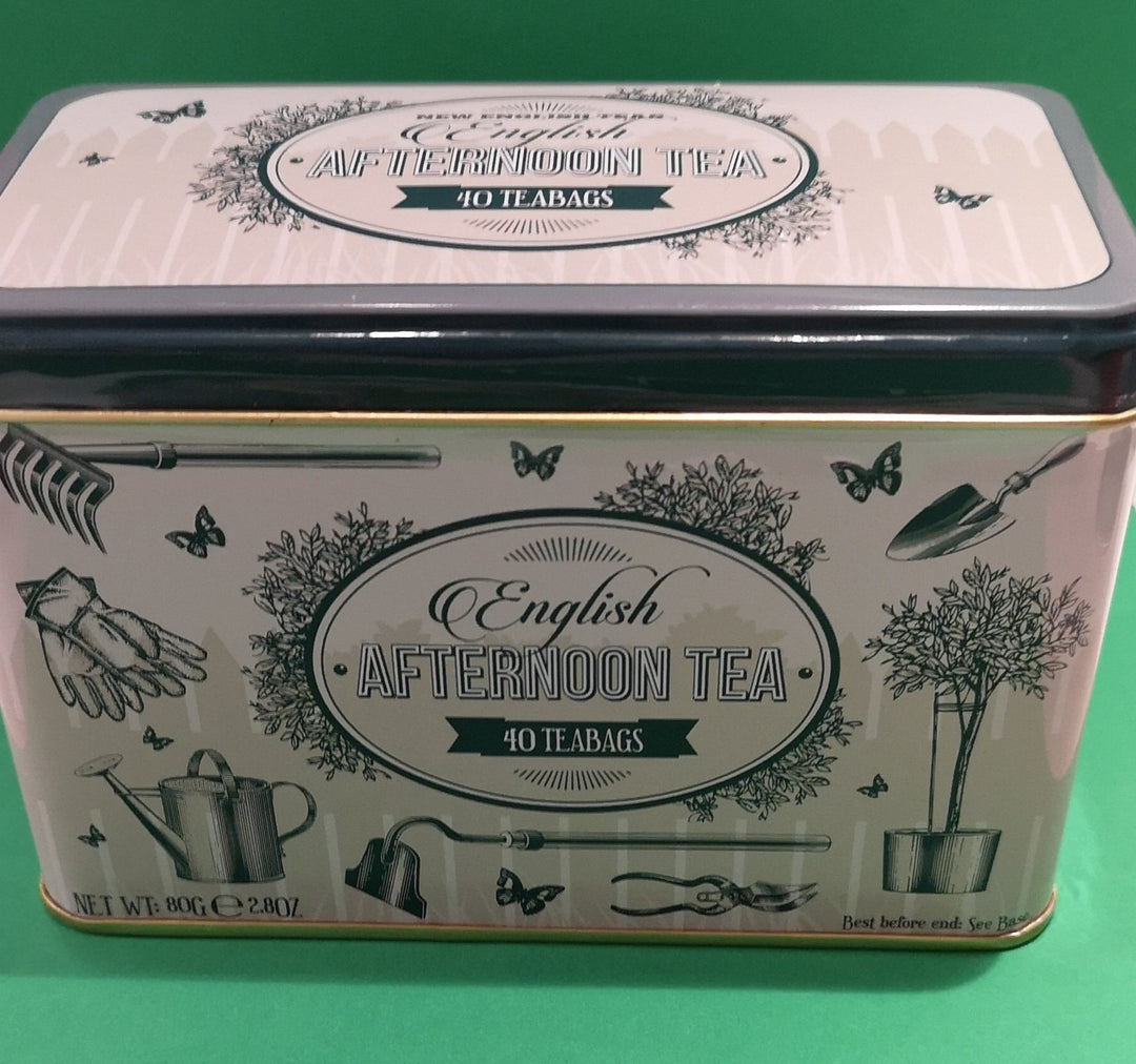 Teedose , Blech, Motiv "Gardening" English afternoon Tea, 40 Teebeutel - British Moments