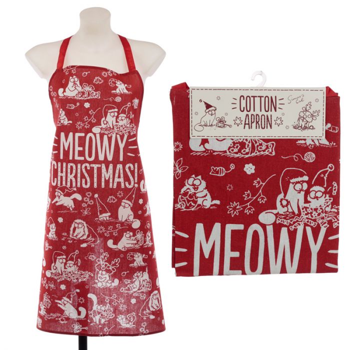 Simon's Cat  "Meowy Christmas" Schürze Weihnachten - British Moments