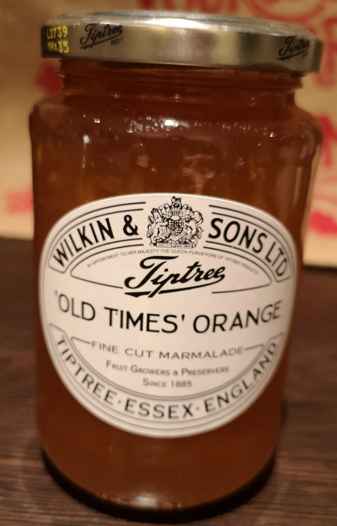 Old times orange Marmelade, Tiptree, Wilkin and Sons, 454 gr Glas - British Moments