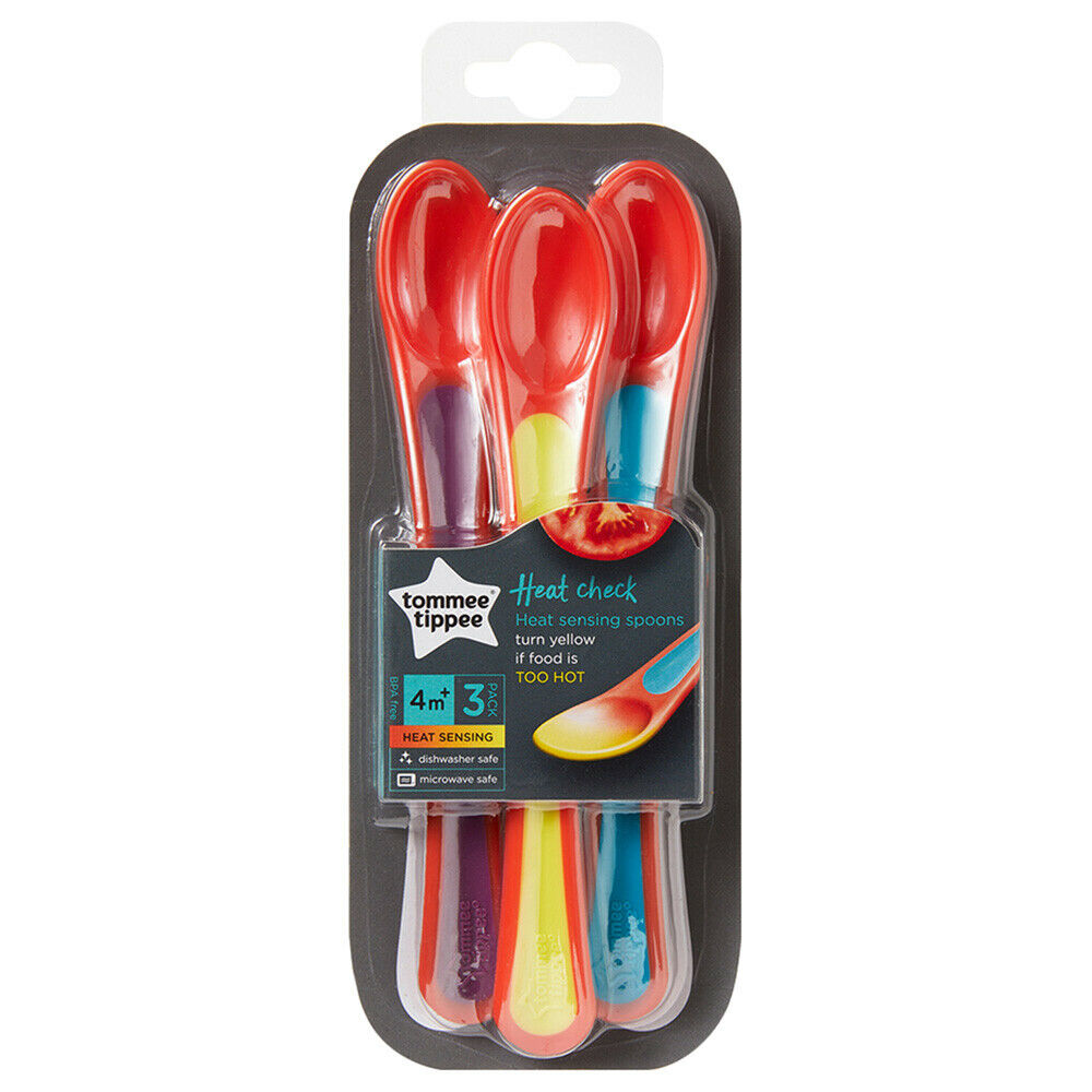Tommee Tippee Sensoring Spoons. 3er Packung - British Moments