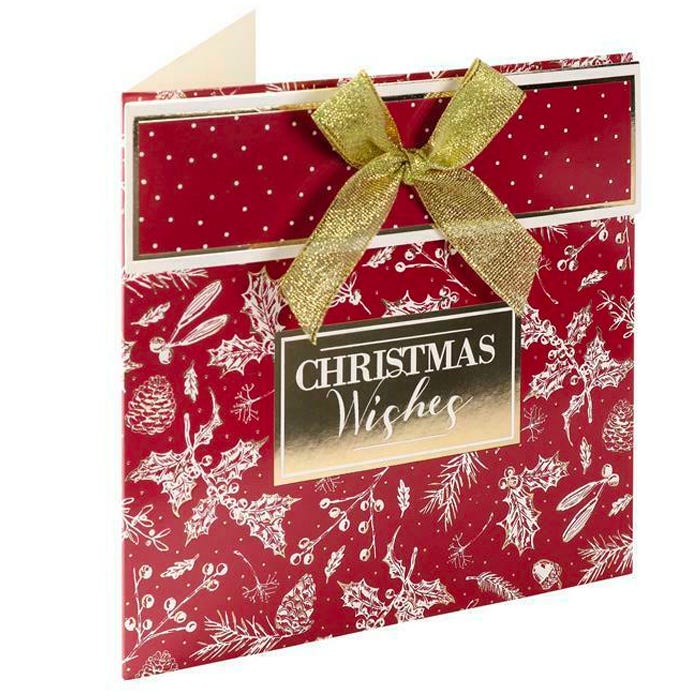 Weihnachtskarten "Christmas Wishes" von Tom Smith, 5er Pack - British Moments