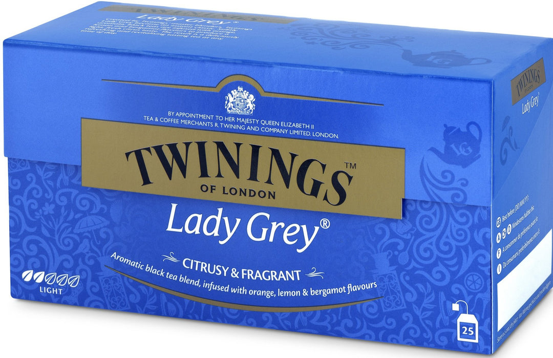 Twinings Lady Grey, 25 Teebeutel - British Moments