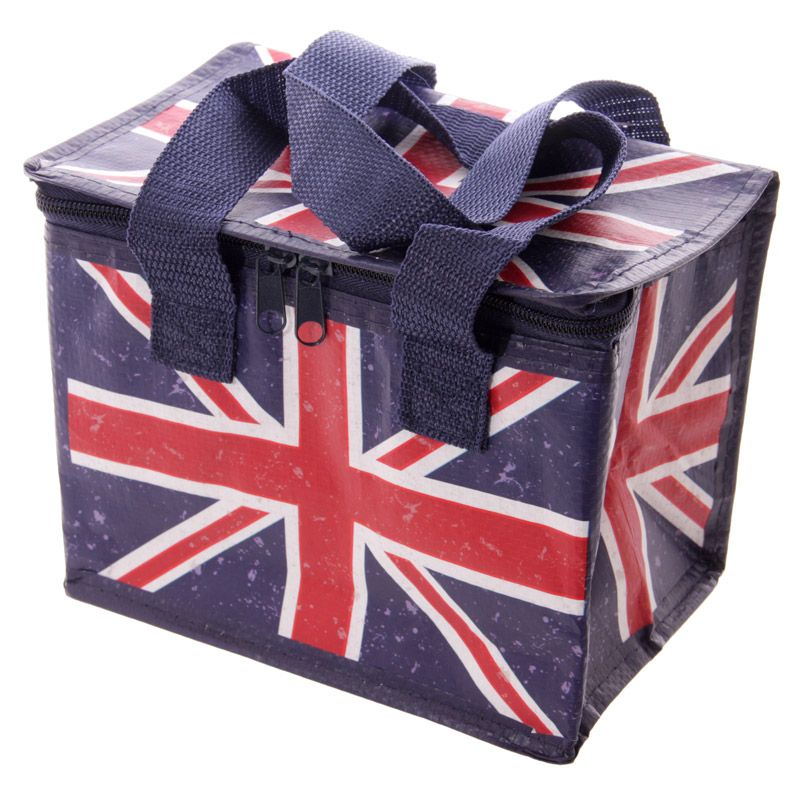 Gewebte Kühltasche Lunchbox, Ted Smith, Union Jack. Perfekt für die Picknick-Zeit: - British Moments