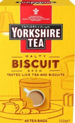 Yorkshire Tea "Biscuit", 40 Teebeutel - British Moments